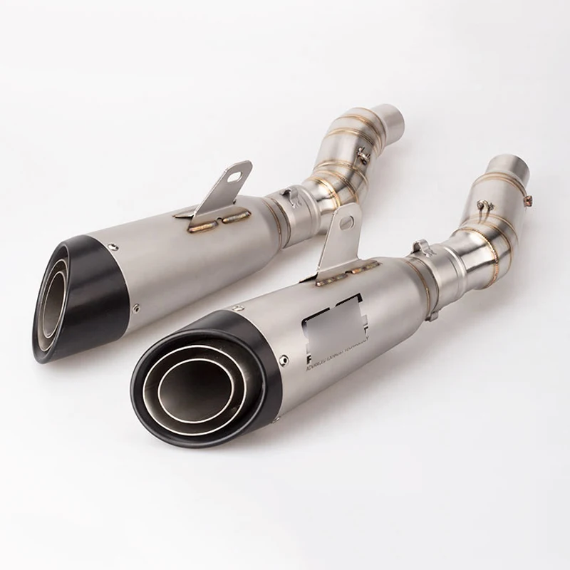 Левый и правый) для 2010- Kawasaki Z1000 Z1000SX выхлопная труба мотоцикла Mid Link Pipe slip on 51 мм Escape No DB Killer