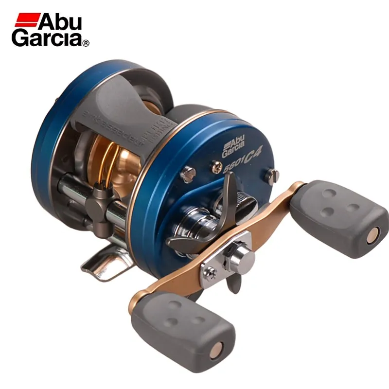 Оригинальная Удочка Abu Garcia C4 барабанная Рыболовная катушка 5 шарикоподшипников 6