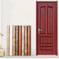 wooden door stickers self adhesive furniture wall sticker bedroom cabinet pvc wallpaper poster home decoration renovation decals