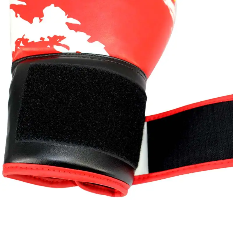 Новый стиль 10 унций Боксерские Перчатки MMA из кожи ПУ для бокса тренировка бой