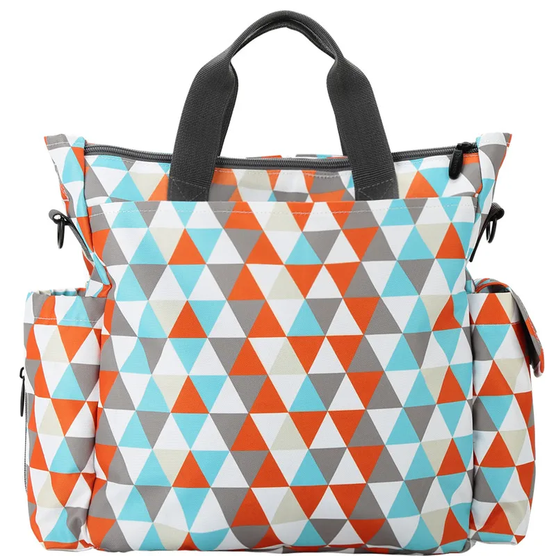 Lekebaby plaid handbag shoulder diaper bag organizer nappy maternity bags for mother baby stroller large capacity Changing Pads | Мать и