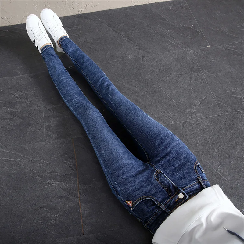 

New Korean version of skinny Stretch Pencil pants, jeans, tights and leggings for women in spring and Autumn