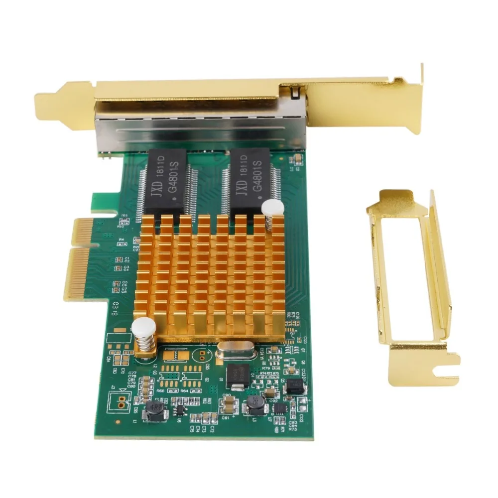 Карта расширения ORICO PCI E с 4 портами для RJ45 Express высокоскоростная e PCIe компонентов