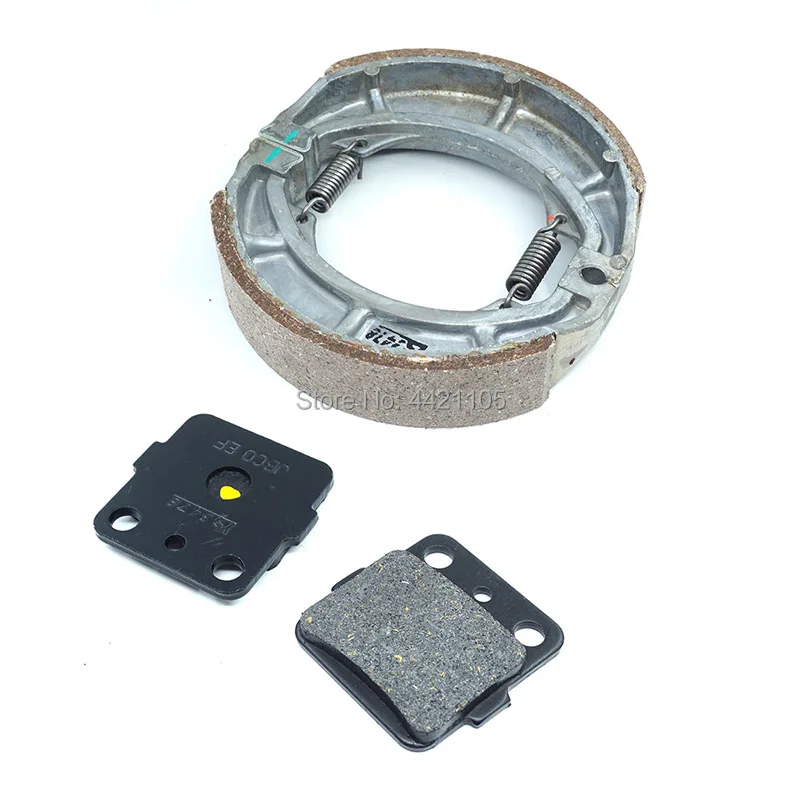 

For Suzuki DF200E 1997 1998 1999 DR200E 1997-2000 DR200S 2015 Front Brake Pads & Rear Brake Shoe Set with Springs