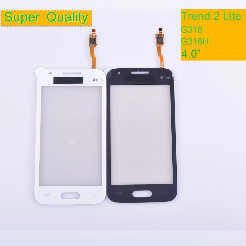 

10Pcs/Lot For Samsung Galaxy Trend 2 Lite SM-G318H G318H G318 Touch Screen Panel Sensor Digitizer Front Glass Lens Touchscreen