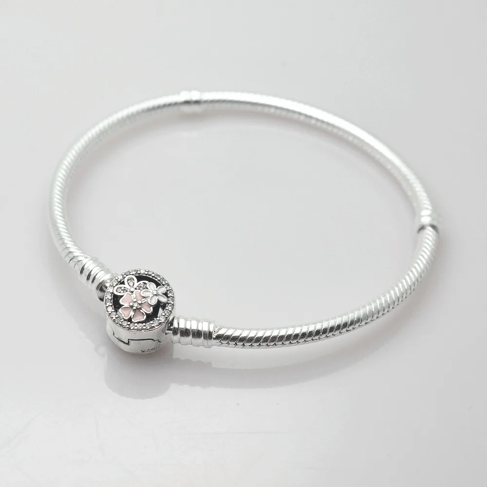 Женский браслет из серебра 40% пробы с кристаллами|bracelet charms|european braceletgift gifts |