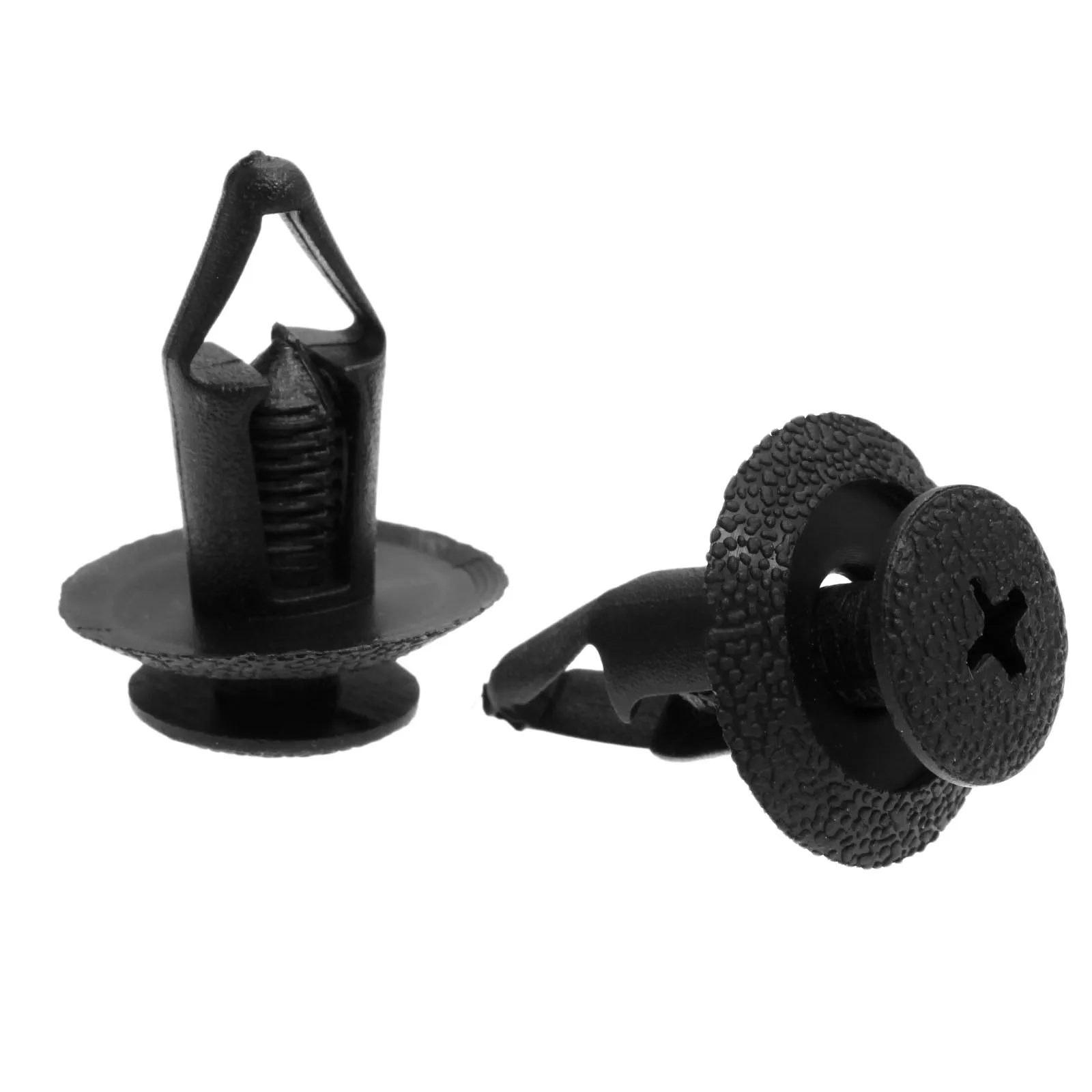 

50x Plastic Rivet Fastener Clips 8mm Hole Mud Flaps Fender Push Type Clips For Mazda NA01-56-145 For Nissan 63844-01A00 For Ford