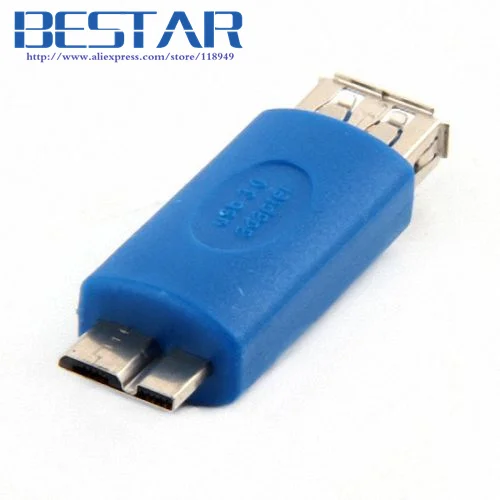 Стандартный USB 3 0 тип A гнездо к Micro B папа MICRO адаптер конвертер Разъем синий|usb female