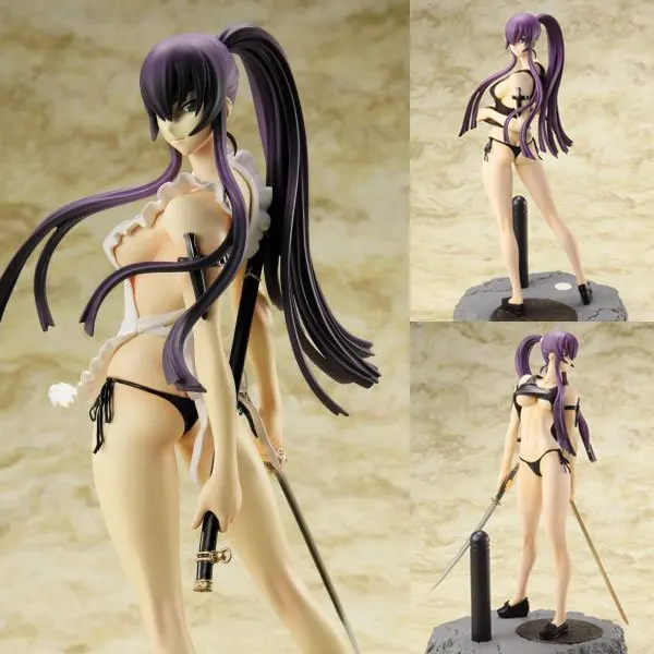 

NEW hot 22cm Sexy HIGHSCHOOL OF THE DEAD Busujima Saeko collectors action figure toys Christmas gift doll