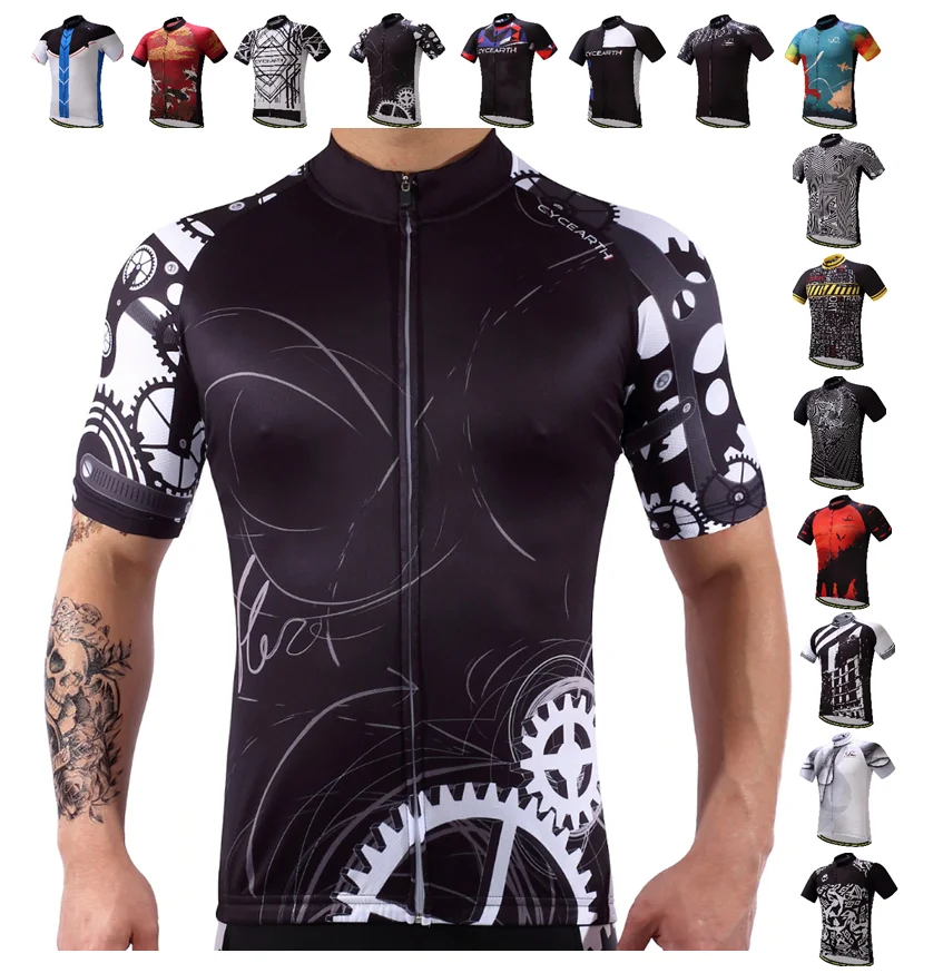 Pro быстросохнущая велосипедная майка с коротким рукавом MTB одежда Ropa Maillot Ciclismo 17