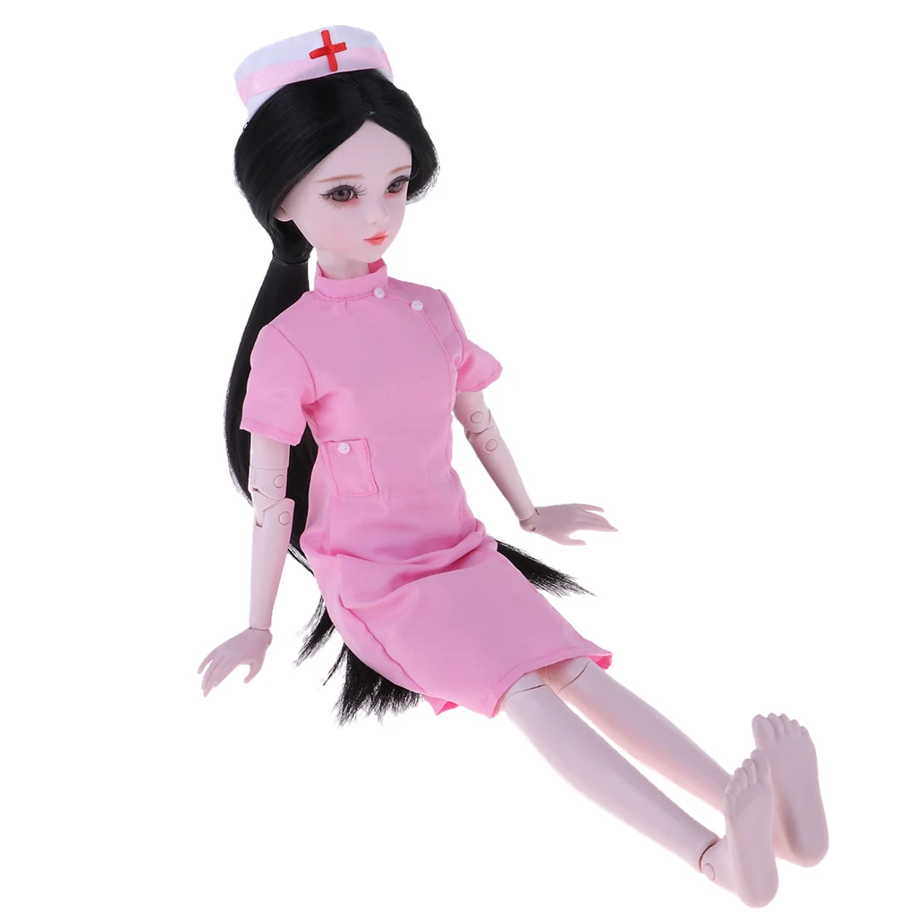 1/3 BJD кукла ручной работы модная девочка кукла-няня с розовой одеждой и обувью игольчатый набор