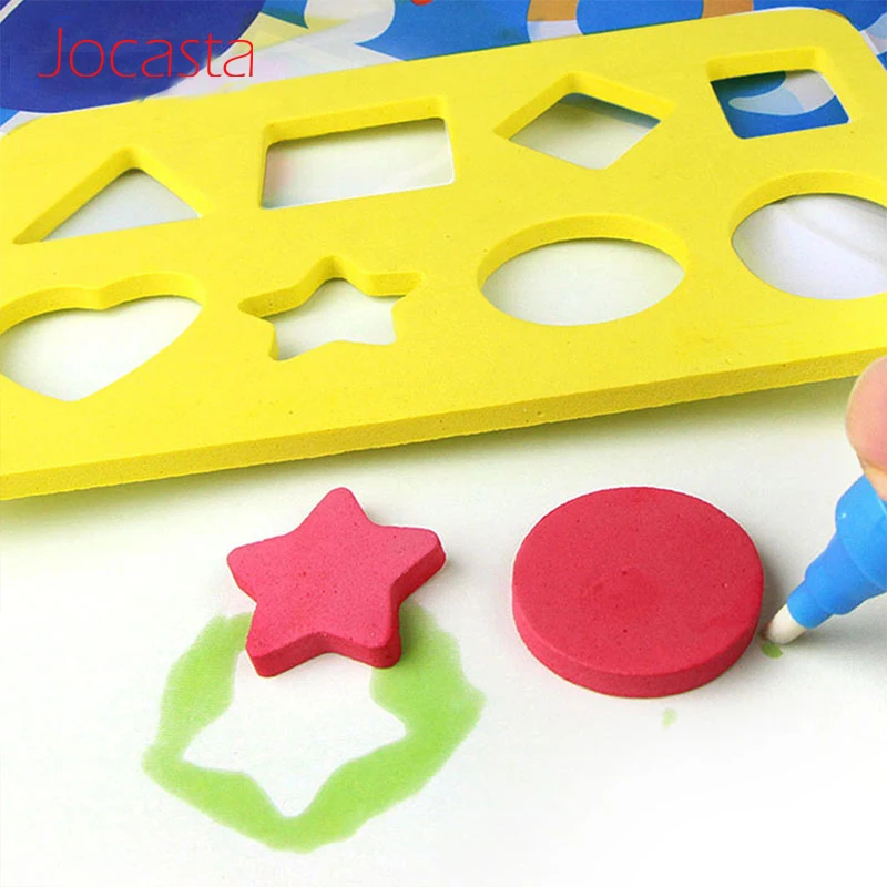 Non Toxic EVA Stamp for Doodle Mat Coloring Book Water Drawing Replacement Board Kids Early Educational Learning Painting Toys | Игрушки и