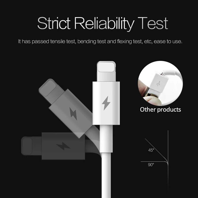 ROCK type C PD кабель для USB 8-контактный быстрой зарядки iPhone X 8/8 Plus Кабель передачи