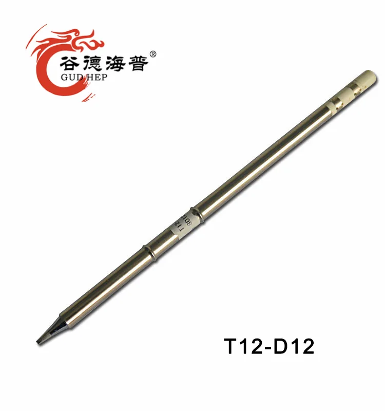 Gudhep T12 жало паяльника T12-D08 D12 D16 D24 D32 D4 D52 замена советы для hakko Fx951 FX950 паяльная станция