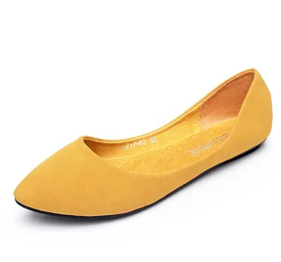 yellow BEYARNE/модные водонепроницаемые мокасины на плоской подошве, украшенные цветными блоками; лоферы на плоской подошве с острым носком; gommini; милая обувь; тонкие туфли - Цвет: yellow