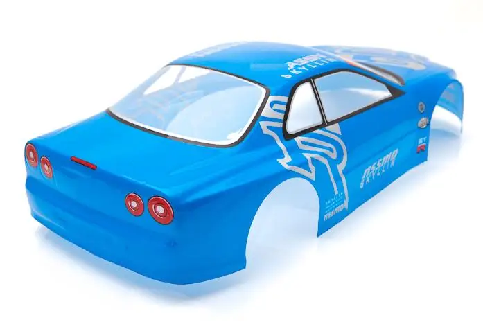 

YUKALA 1/10 RC car body shell 1/10 Shell Body for 1/10 radio controlled racing car 195mm blue No:0202pcs/lot