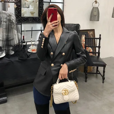 MESHARE New Fashion Genuine Sheep Leather Jacket G18