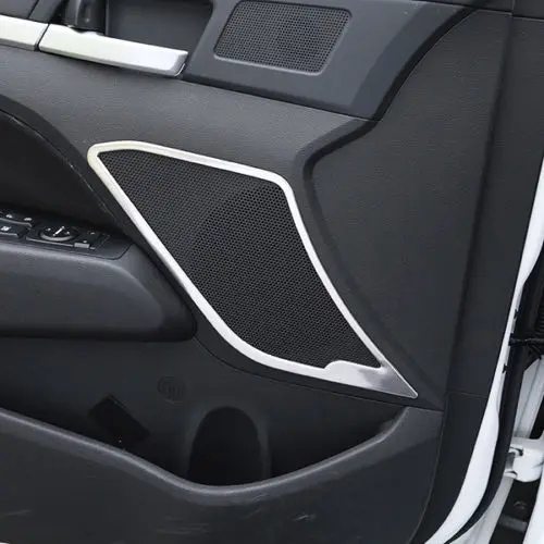 Подходит для 2017 HYUNDAI ELANTRA AVANTE хромированная крышка динамика отделка двери стерео