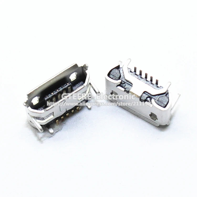 Новые высококачественные 10 шт. Micro USB коннектор Jack Female Тип 5Pin SMT хвост зарядки