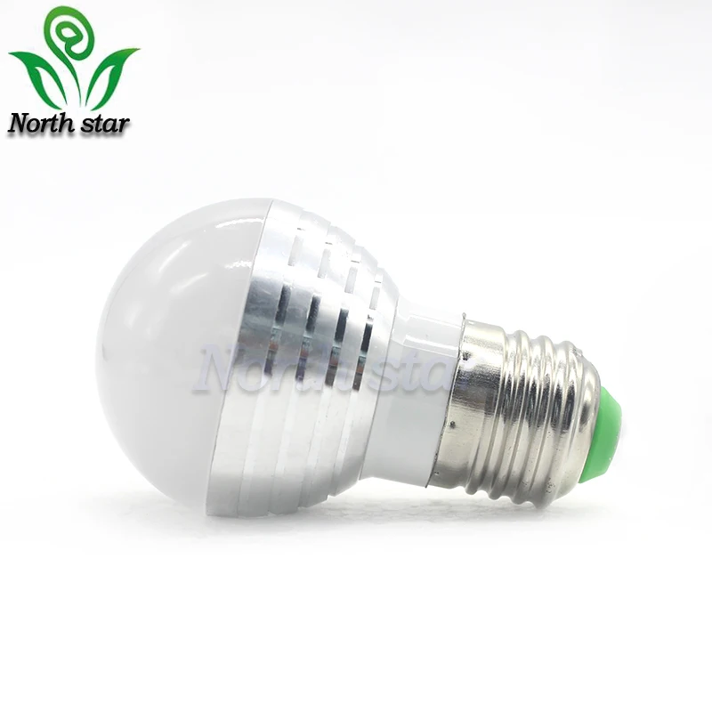 E27 E14 светодиодный RGB лампа AC110V 220V 5W точечный светильник с регулируемой яркостью