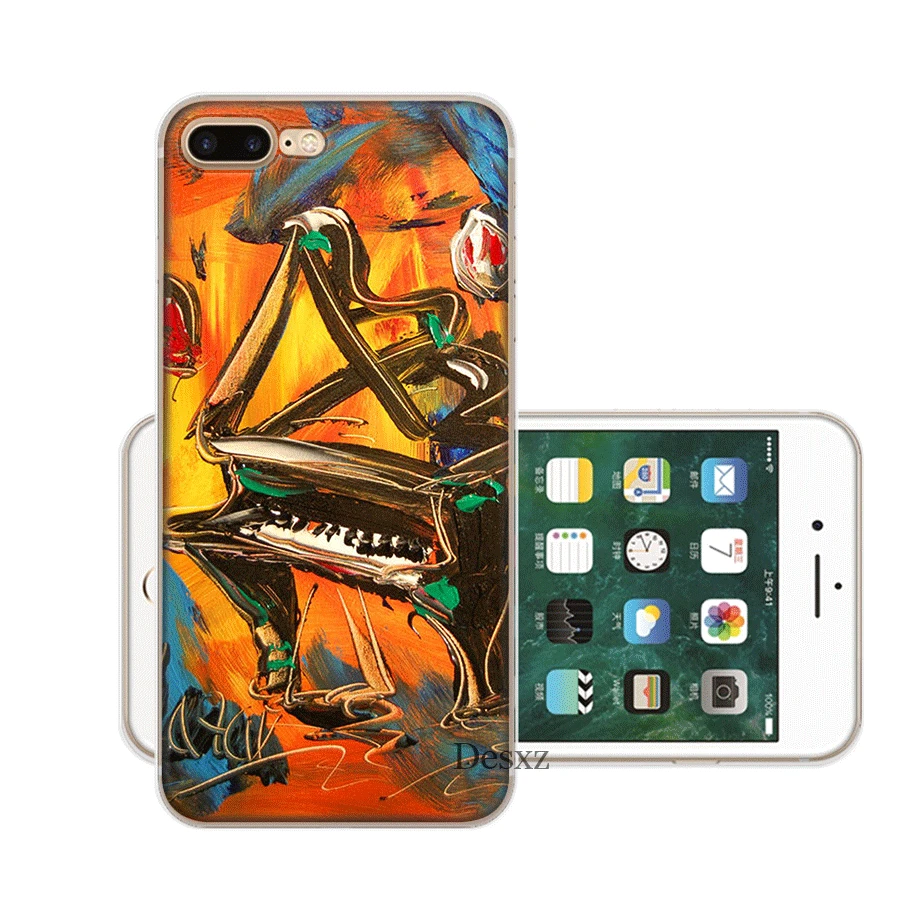 Чехол Gerleek Piano Keys для iPhone 6 6S 5 5S SE XR X XS MAX 8 7 Plus | Мобильные телефоны и аксессуары