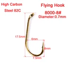 Рыболовные крючки, 200 шт.лот, размер 8000-8121416 #