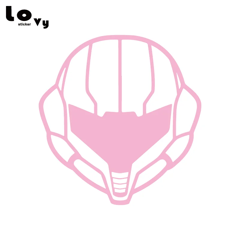 Metroid Samus Head шлем Виниловая наклейка для автомобиля мультфильм персонаж Наклейка