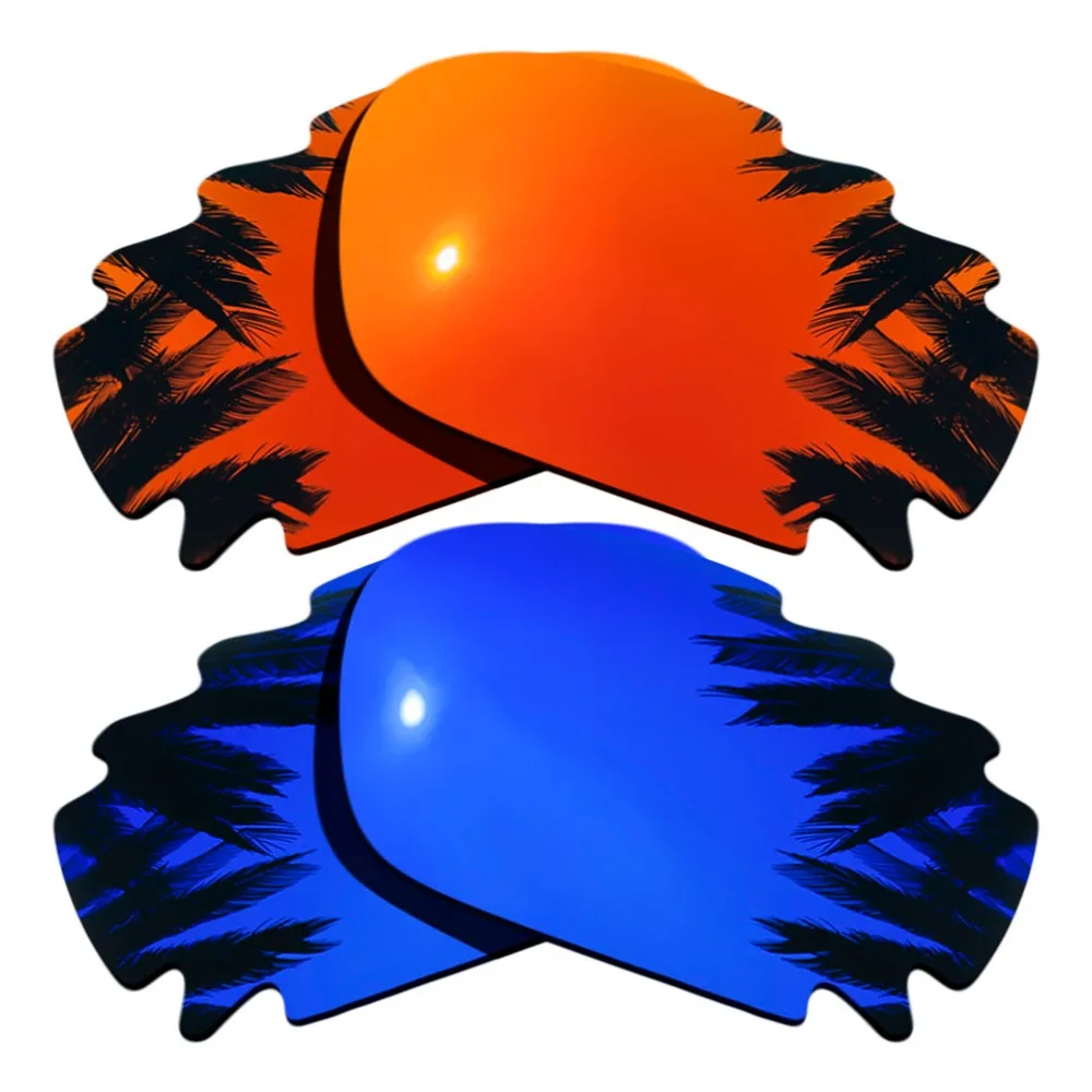 (Фиолетовый + оранжевый красный зеркальный) 2 пары поляризованных сменных линз