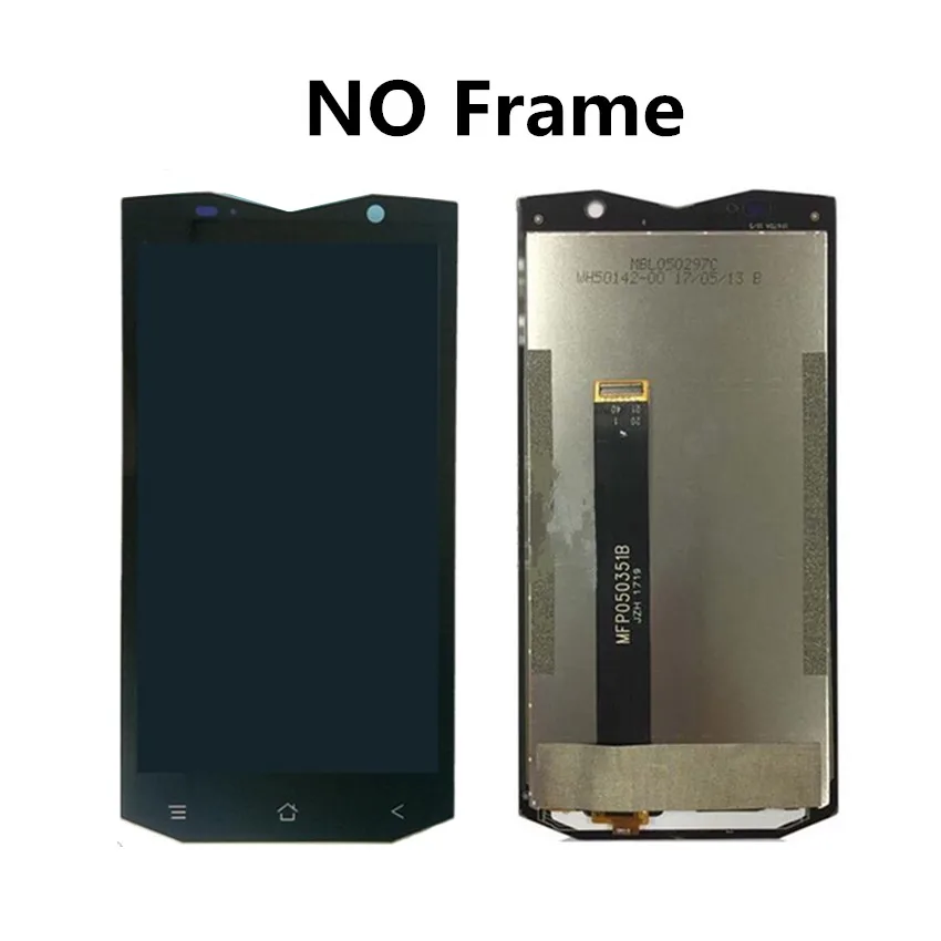 NO frame ЖК-дисплей для Blackview BV8000 BV8000 Pro с сенсорным экраном с рамкой дигитайзер в сборе - Цвет: NO frame