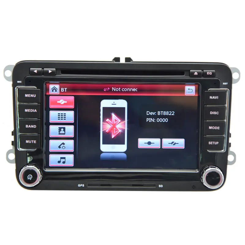 Емкостный телефон с системой GPS навигации для Skoda Fabia Praktic Roomster Octavia Yeti