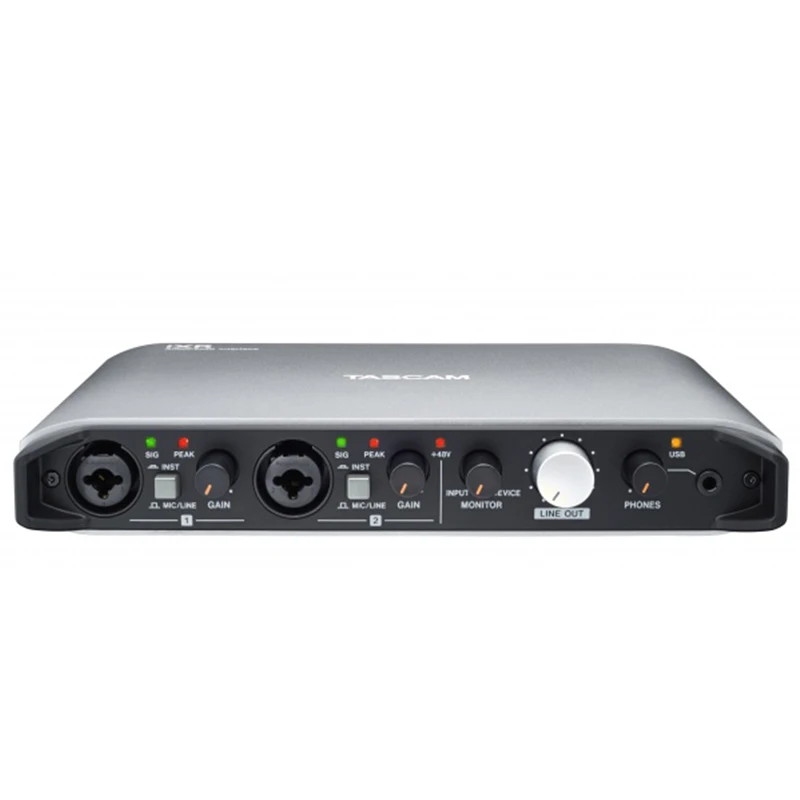 Звуковая карта TASCAM iXR 2 в выхода интерфейс USB аудио MIDI для телефонов iOS/Mac/Win