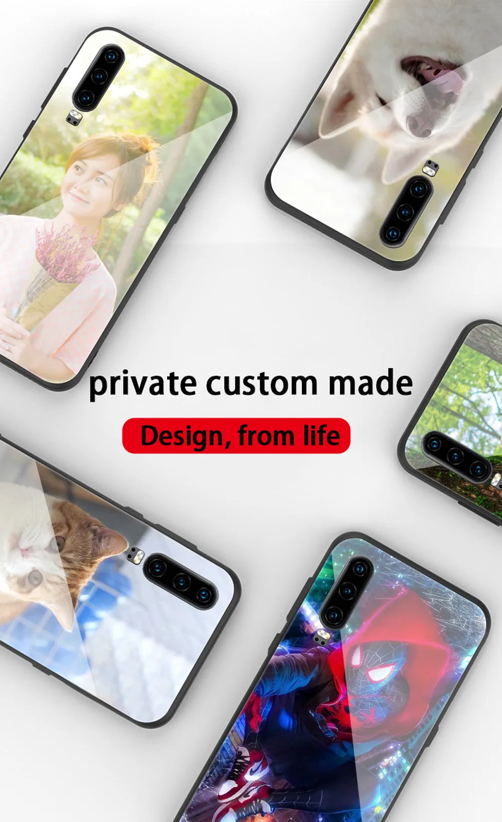 Индивидуальный стеклянный чехол для huawei P20 P30 mate 20, персональный Чехол DIY для Honor 20 20pro V20 7A 8A 8X 8C 9 S, Уникальный индивидуальный подарок