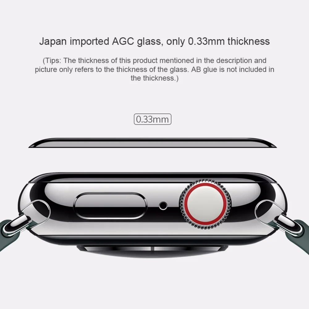 Защитное стекло Nillkin для Apple Watch Series 4 40 мм 44 iWatch 3 2 1 38 42 3D DS + Max Защитная пленка с