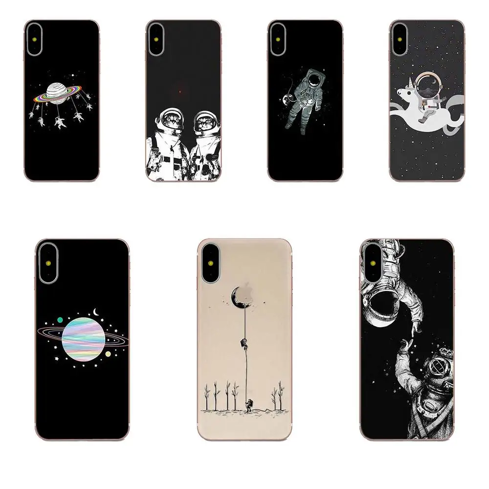 Мягкий силиконовый чехол для Xiaomi Redmi Note 2 3 3S 4 4A 4X 5 5A 6 6A Pro Plus Funny Space Love Moon Astronaut