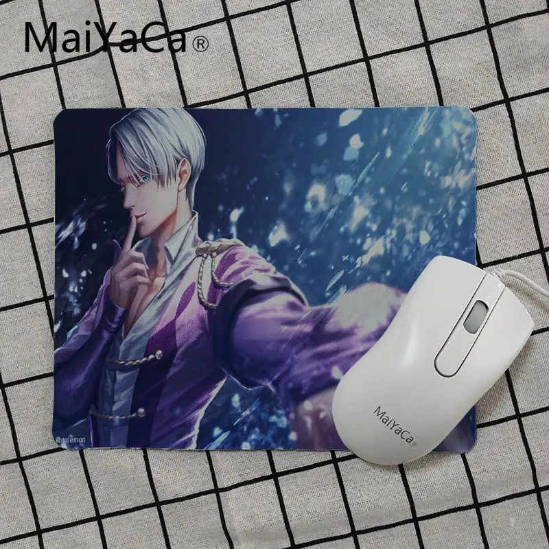 MaiYaCa Yuri on Ice Резиновая мышь в стиле аниме прочный Настольный коврик для мыши