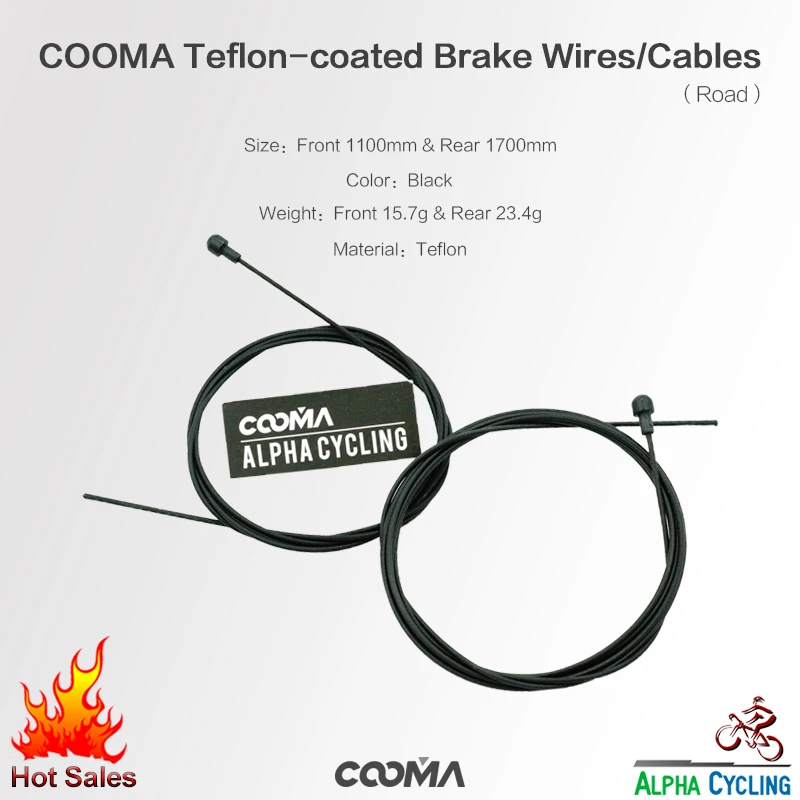 Тормозной кабель для дорожного велосипеда с тефлоновым покрытием Тормозные