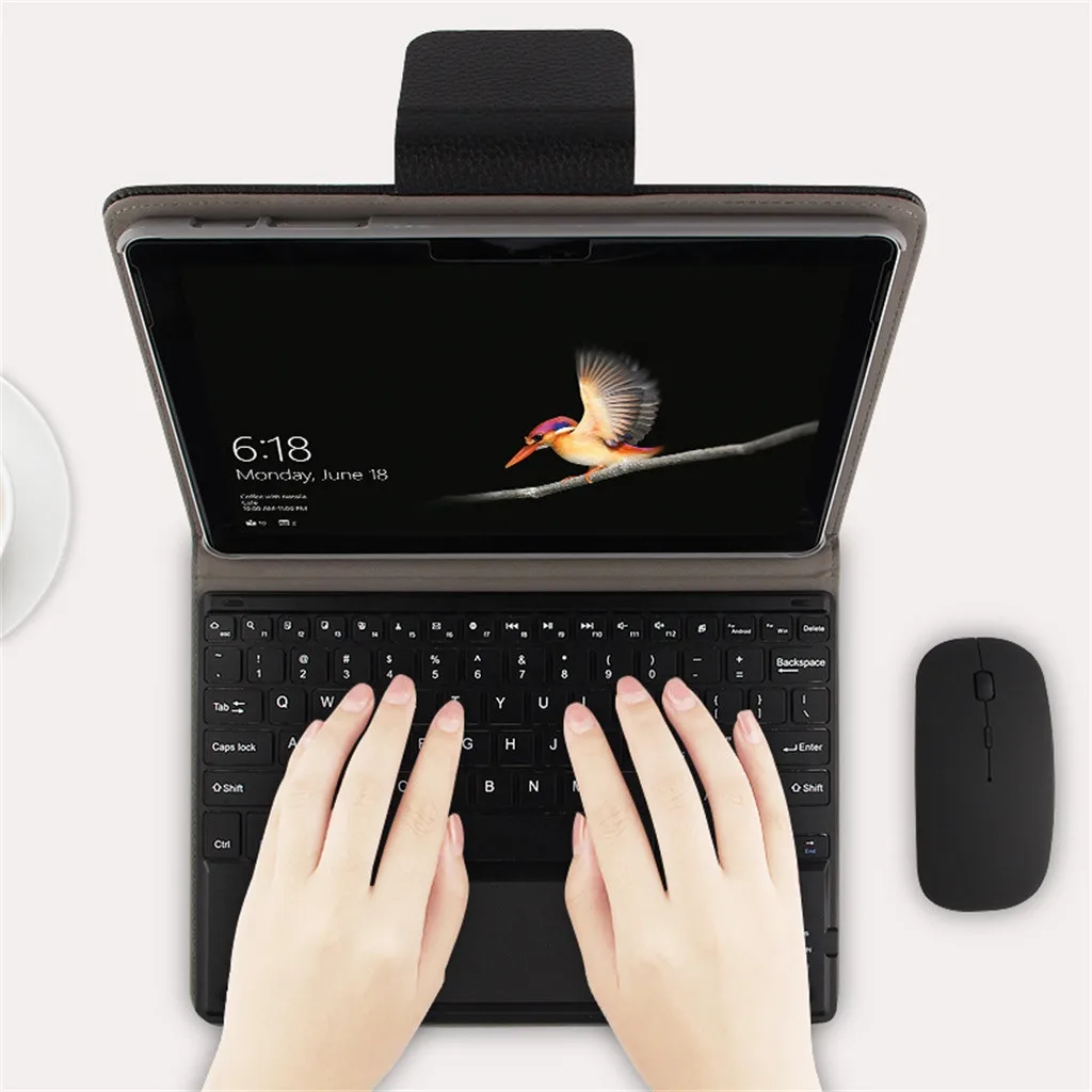 Ouhaobin беспроводная клавиатура с крышкой для поверхности GO 10,0 дюймов MediaPad Bluetooth клавиатура чехол Флип кожаный чехол 0325#2