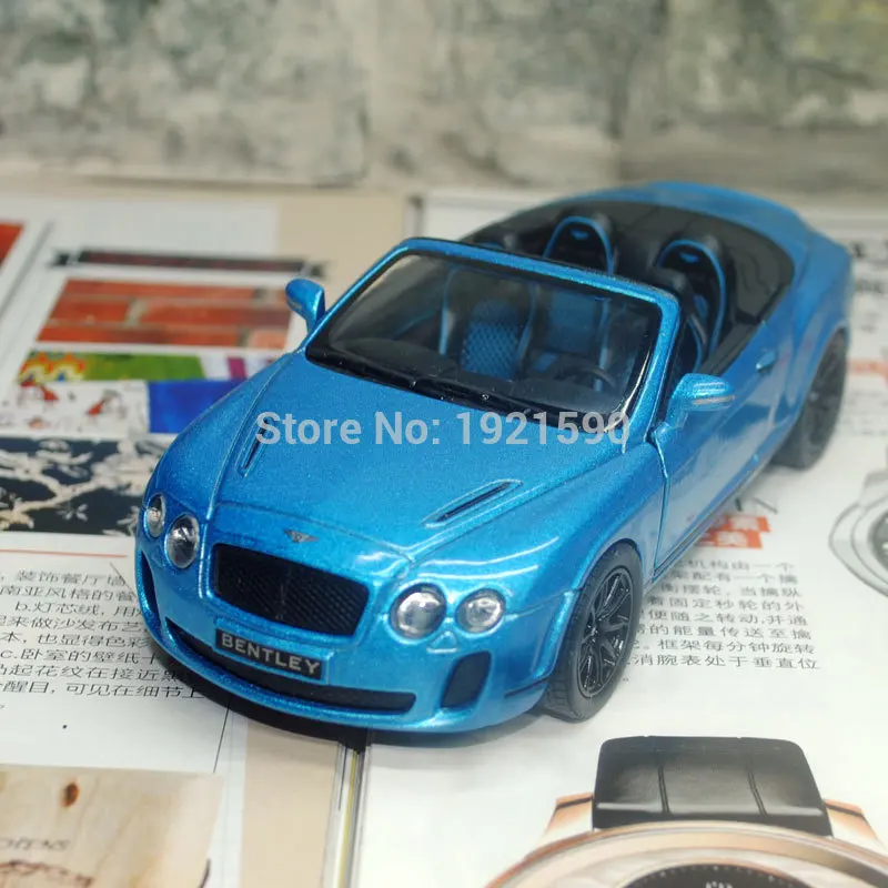 KT 1/38 масштаб тяните назад автомобиль игрушки Великобритания 2010 Бентли Континентальный Supersports трансформер автомобиль из литого металла модель игрушки для подарка/детей