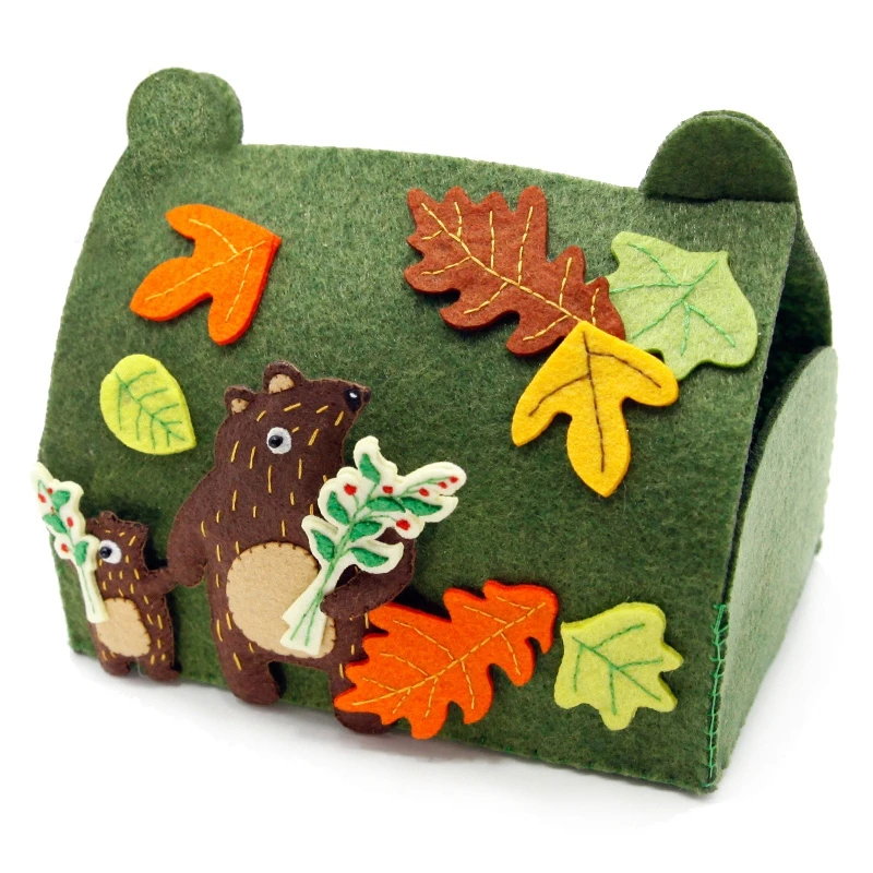 Войлок &quotсделай сам&quot с одноразовыми салфетками милые окружающую среду