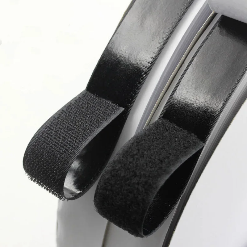 

10M*2 Hook and Loop Fastener,Self Adhesive Sticky velcros Tape, Heavy Duty Hook Loop Tape Reusable Double Sided Sticky Tape 20mm