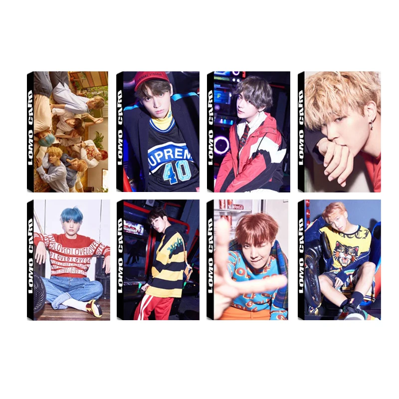 KPOP Bangtan Boys ARMY LOVE YOURSELF альбом ломо карты K POP Новая мода само сделанная бумага фото