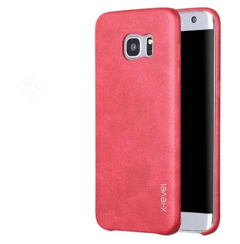 Из искусственной кожи чехол для samsung Galaxy A50 A40 A70 J7 J5 J3 A3 A5 A7 Note 9 8 A6 A8 задняя крышка для samsung S10 S8 S9 плюс Чехол - Цвет: Red
