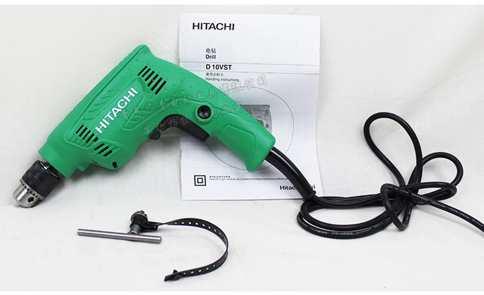 Япония HITACHI D10VST ручная дрель многофункциональное Управление скоростью ручное