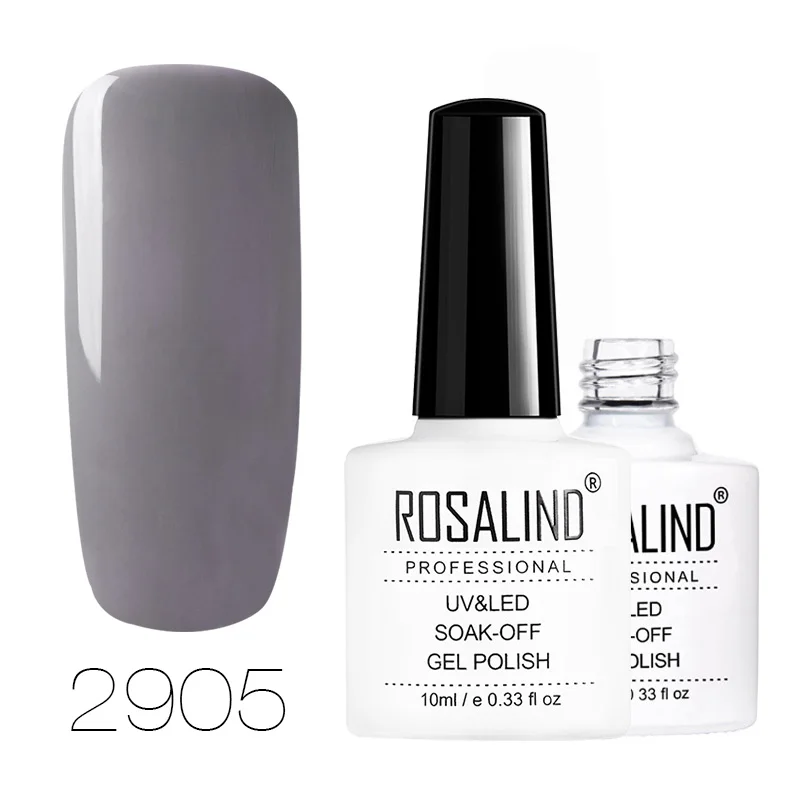2905 ROSALIND Гель-лак 1 шт. УФ-лак для ногтей Nagellak полуперманентный впитывающий Гель-лак для маникюра Гибридный Гвоздь Грунтовка Гель-лак для ногтей - Цвет: 2905