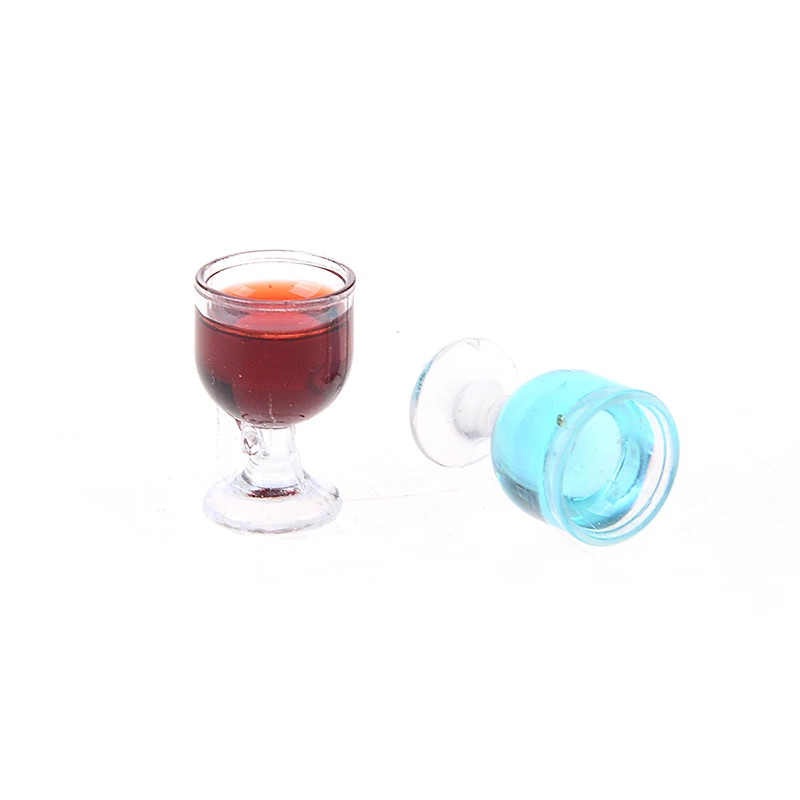 2 шт Мини красное вино Cup1/12 шкала соковыжималка молочная чашка куклы для