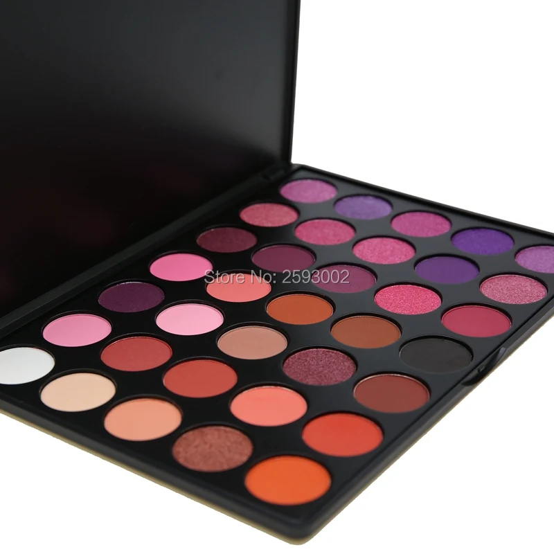 35 цветов Тени для век Палитра Великолепная шелковистая пудра профессиональная