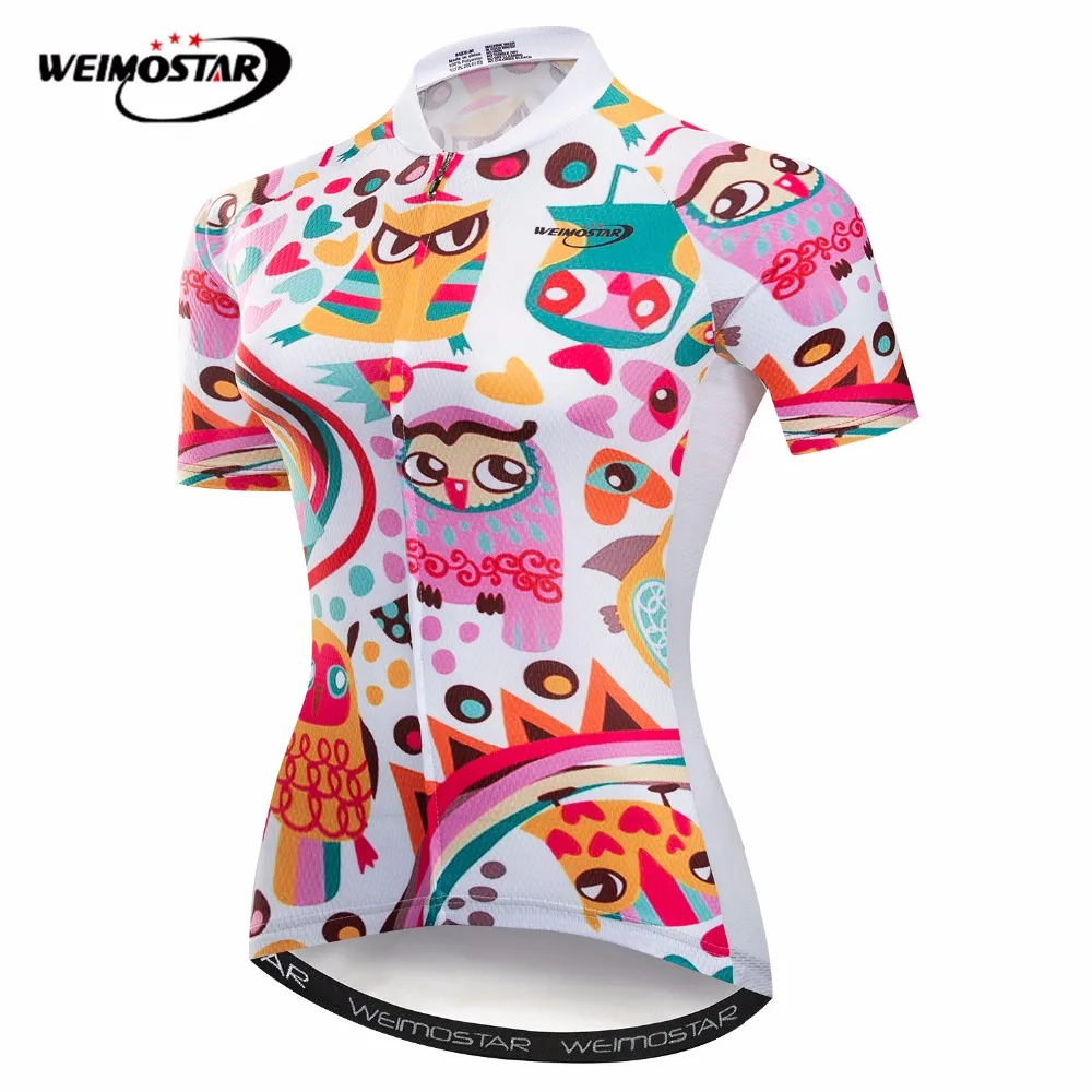 

Cycling Jersey women Bike Jerses 2019 road MTB bicycle Clothing Short Sleeve Outdoor sportswear maillot Racing top red Colorful