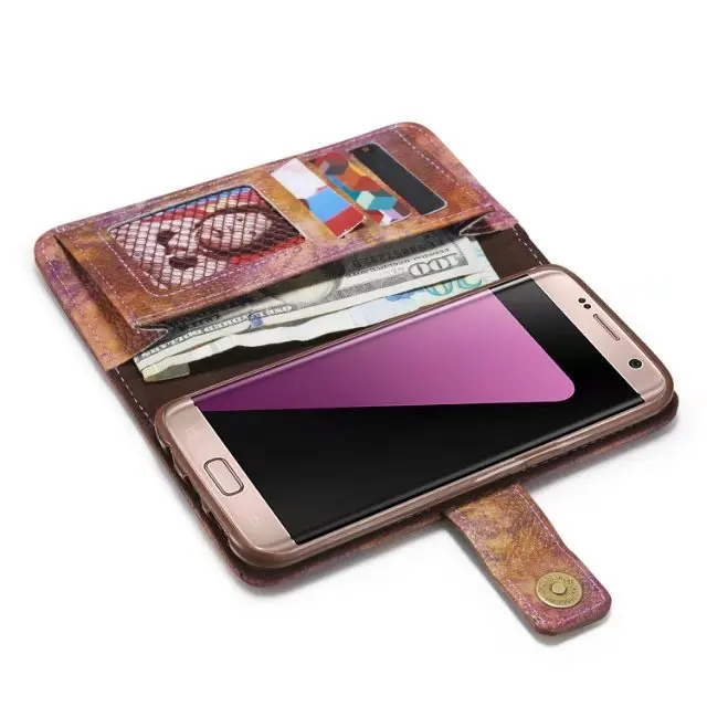360 Полный Чехол для X Iphone 5 5S Se 6 6s 7 8 samsung Galaxy S8 S9 Plus S7 Edge Note 8 Ретро винтажный кожаный бумажник откидная крышка