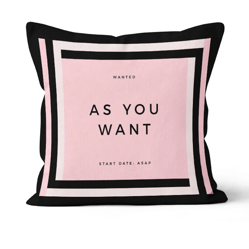 Mattys The original heart of Girl Pink ins English CHIC style cotton cushion pillow core creative gift | Дом и сад