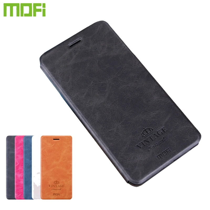 Чехол MOFi для Xiaomi Redmi Note 7 кожаный флип чехол Pro книжка из искусственной кожи с